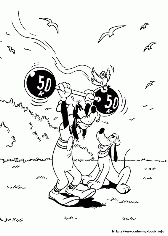Goofy kolorowanki